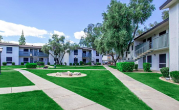 Bbq stations and garden courtyards throughout